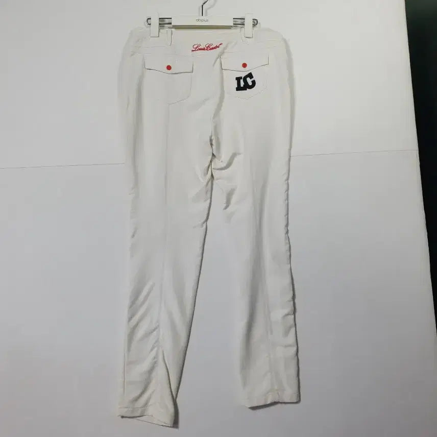 [BUNJANG] Louis Castel Hasler White Embroidered Golf Pants / 루이스카스텔 골프 하슬러 화이트 자수 바지