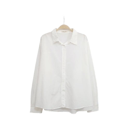 [SOLD OUT] 슬로우앤드 루즈핏 아이보리 셔츠 남방