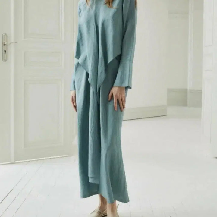 [BUNJANG] Brand Mint Long Dress / 민트 롱 원피스(브랜드 제품)