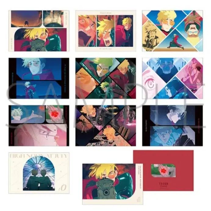 [BUNJANG] Trigun Stampede Vash &amp; Wolfwood Postcard Set / 트라이건 스탬피드 포스트카드 북 엽서북 밧슈 울프우드
