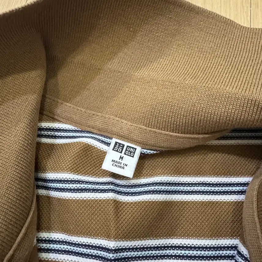 [BUNJANG] Uniqlo Striped Polo Shirt / 유니클로 카라 반팔티