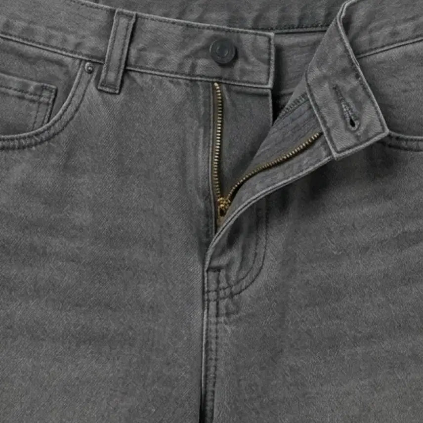 [BUNJANG] Musinsa Standard Wide Denim Pants Gray / 무탠다드 와이드 데님 팬츠 그레이
