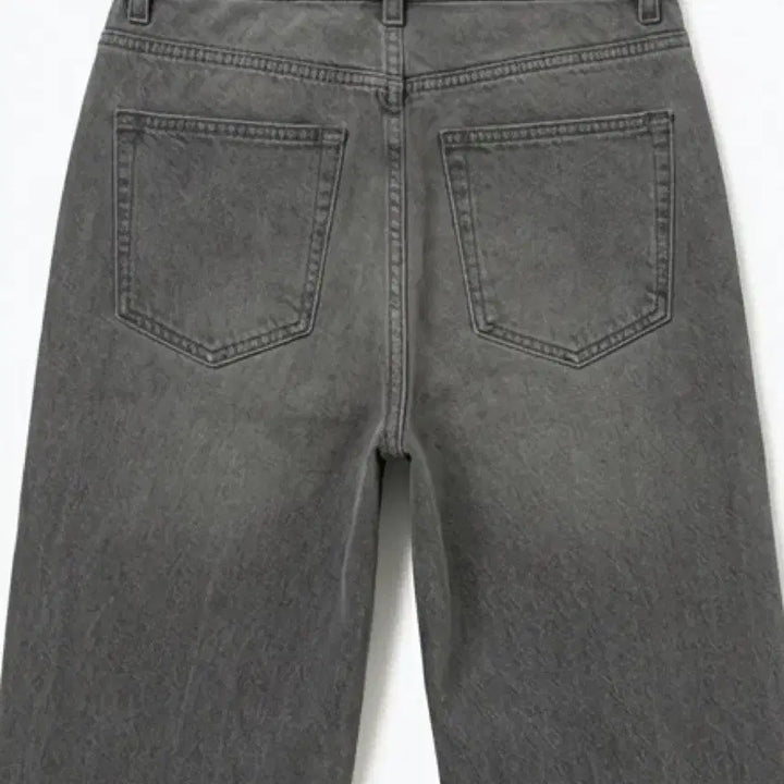 [BUNJANG] Musinsa Standard Wide Denim Pants Gray / 무탠다드 와이드 데님 팬츠 그레이