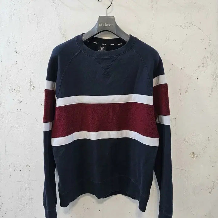 [BUNJANG] Nike SB Striped Colorblock Crewneck Sweatshirt XL / 나이키 SB 스트라이프 컬러블럭 크루넥 맨투맨 XL