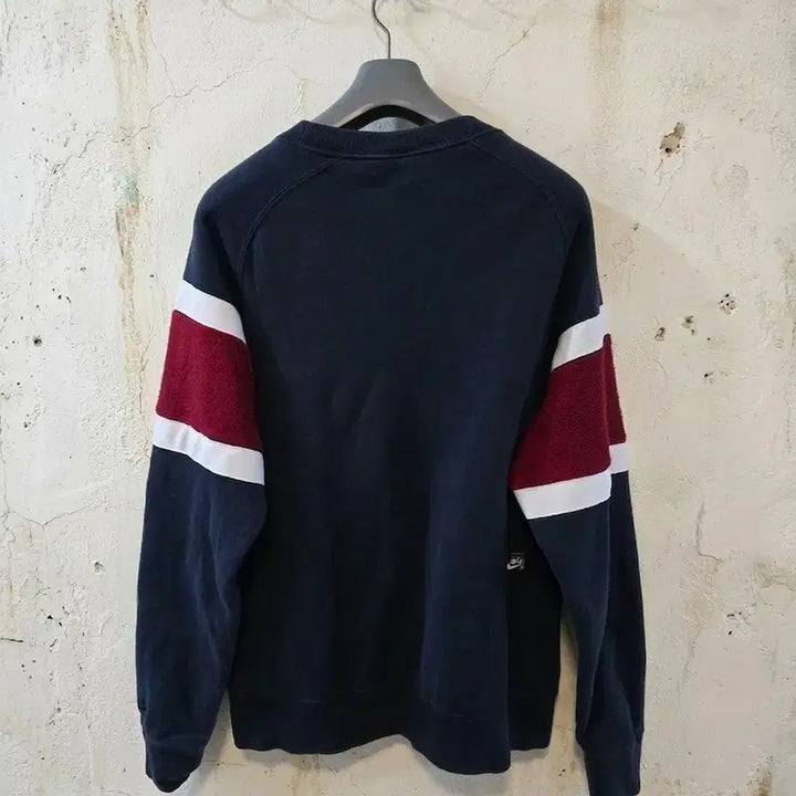 [BUNJANG] Nike SB Striped Colorblock Crewneck Sweatshirt XL / 나이키 SB 스트라이프 컬러블럭 크루넥 맨투맨 XL