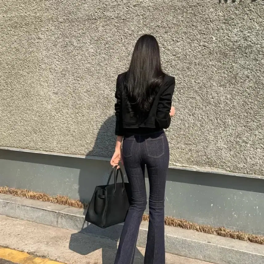 [BUNJANG] Jenith On Raw Denim Bootcut Pants / 에이블리 제니스온 생지 부츠컷 S