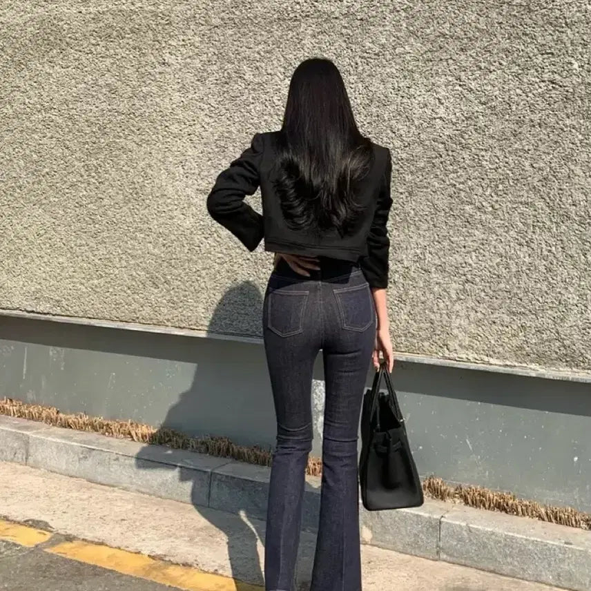 [BUNJANG] Jenith On Raw Denim Bootcut Pants / 에이블리 제니스온 생지 부츠컷 S