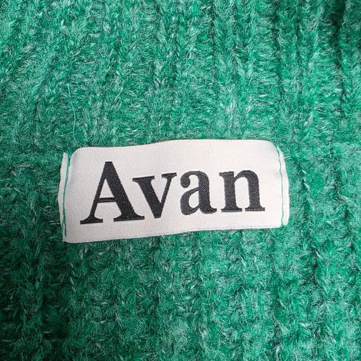 [BUNJANG] AVANDRESS Block Raglan Knit Zipper Up Green / 어반드레스(AVANDRESS)블록 래글런 니트 지퍼업 그린
