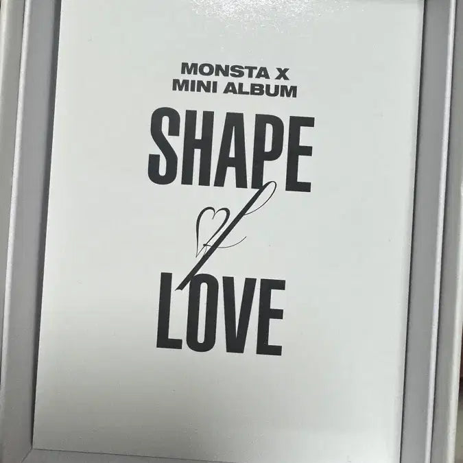 [BUNJANG] Monsta X SHAPE of LOVE Kit Album / 몬스타엑스 SHAPE of LOVE 키트앨범
