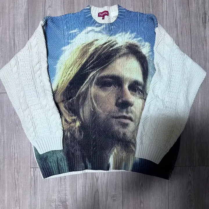 [BUNJANG] Supreme Kurt Cobain Sweater White XL / 슈프림 커트 코베인 스웨터 화이트 XL