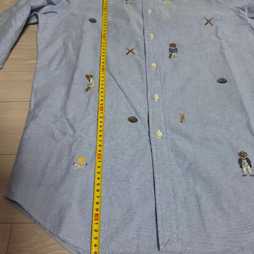 [BUNJANG] Polo Cricket Bear Shirt (USA M) / 폴로 크리켓 베어 셔츠 폴로 곰돌이 (사이즈:USA M)
