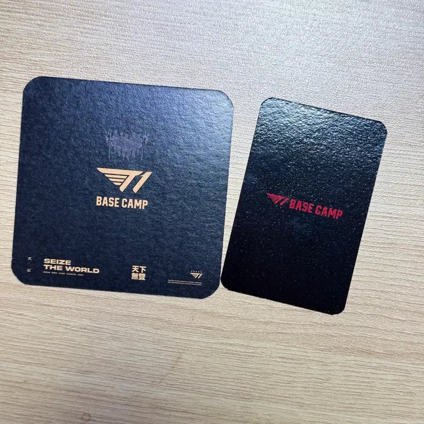 [BUNJANG] T1 Keria &amp; Faker POB Bundle Set / T1 티원 부산 베이스캠프 특전 일괄 케리아 코스터+페이커 포토카드