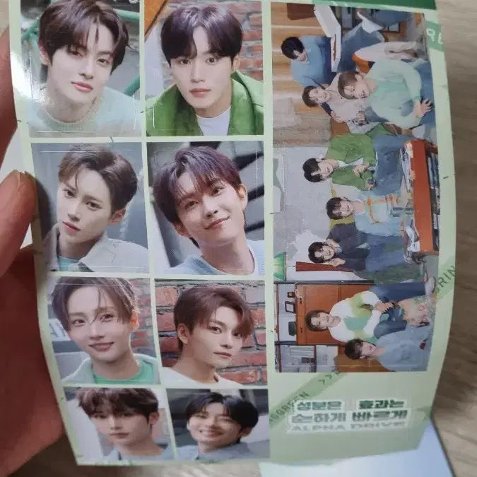 [BUNJANG] AlphaDriveOne Sanghyeon Photocard and Sticker / 알파드라이브원 알디원 상현 브링그린 포카, 스티커 판매