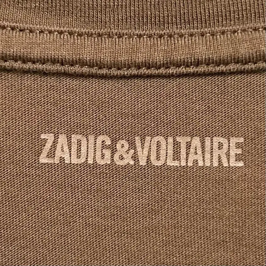 [BUNJANG] Zadig &amp; Voltaire Tommy Skull Print Cotton T-Shirt / [남자-95]쟈딕앤볼테르 토미 스컬 프린트 코튼 티셔츠