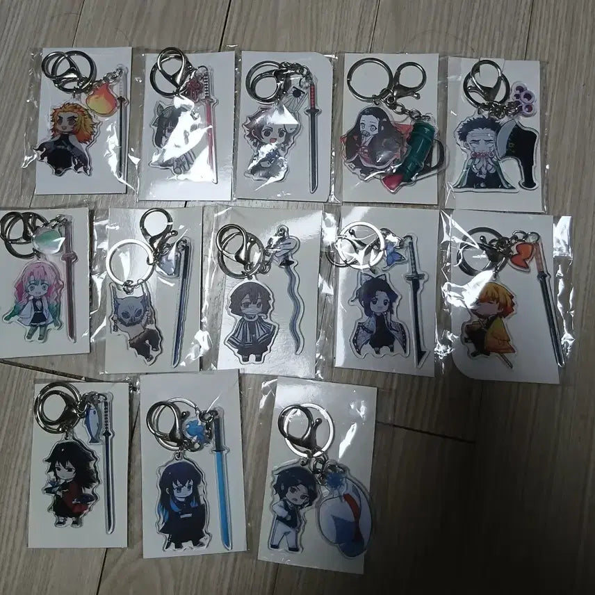 [BUNJANG] Demon Slayer Acrylic Keychain / 귀멸의 칼날 아크릴 키링