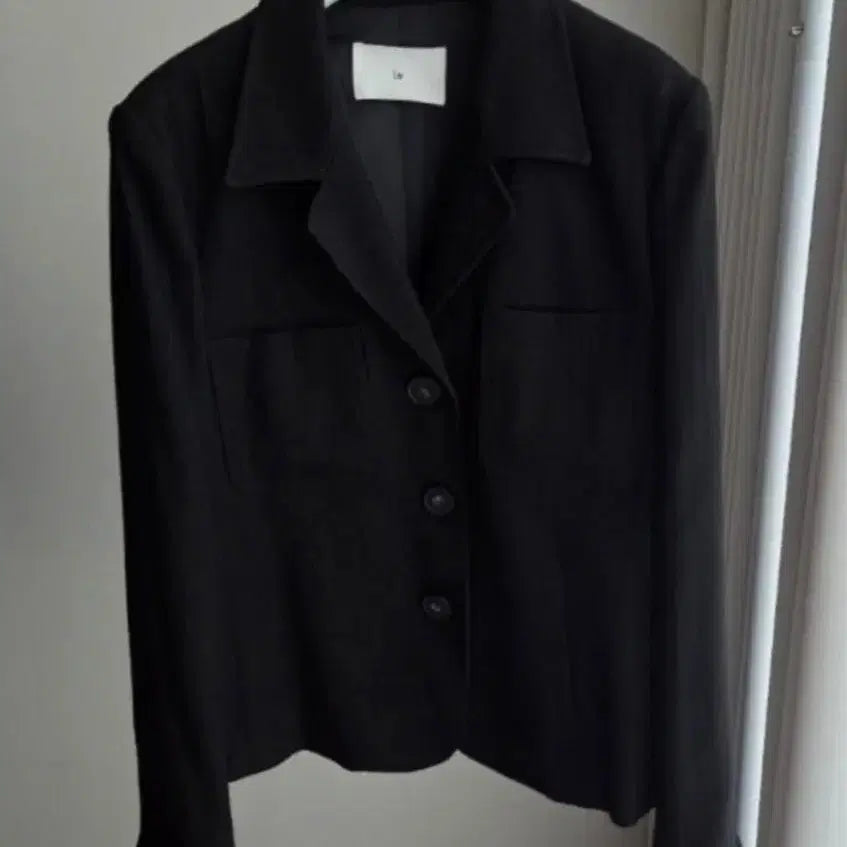 [BUNJANG] 르 Le Herringbone Black Short Jacket / 르 le 헤링본 블랙 숏 자켓