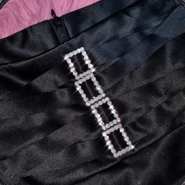 [BUNJANG] Vintage XxX Crystal Silky Skirt / Vintage XxX Crystal Silky Skirt