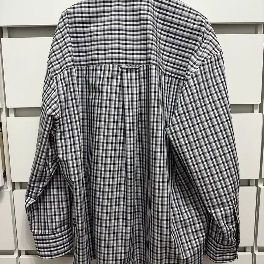[BUNJANG] Extraordinary Black Check Shirt / [L-XL] 엑스트라오디너리 블랙 체크 셔츠