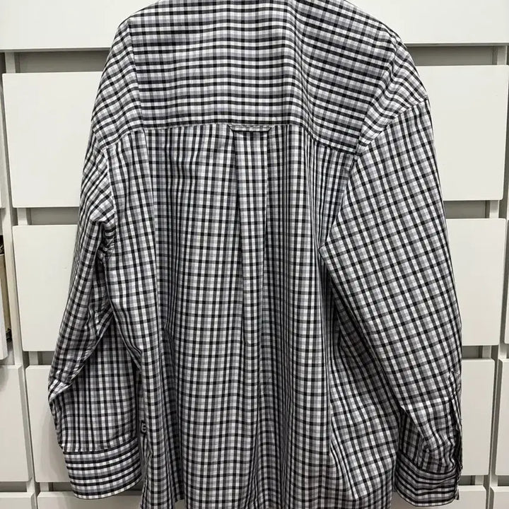 [BUNJANG] Extraordinary Black Check Shirt / [L-XL] 엑스트라오디너리 블랙 체크 셔츠