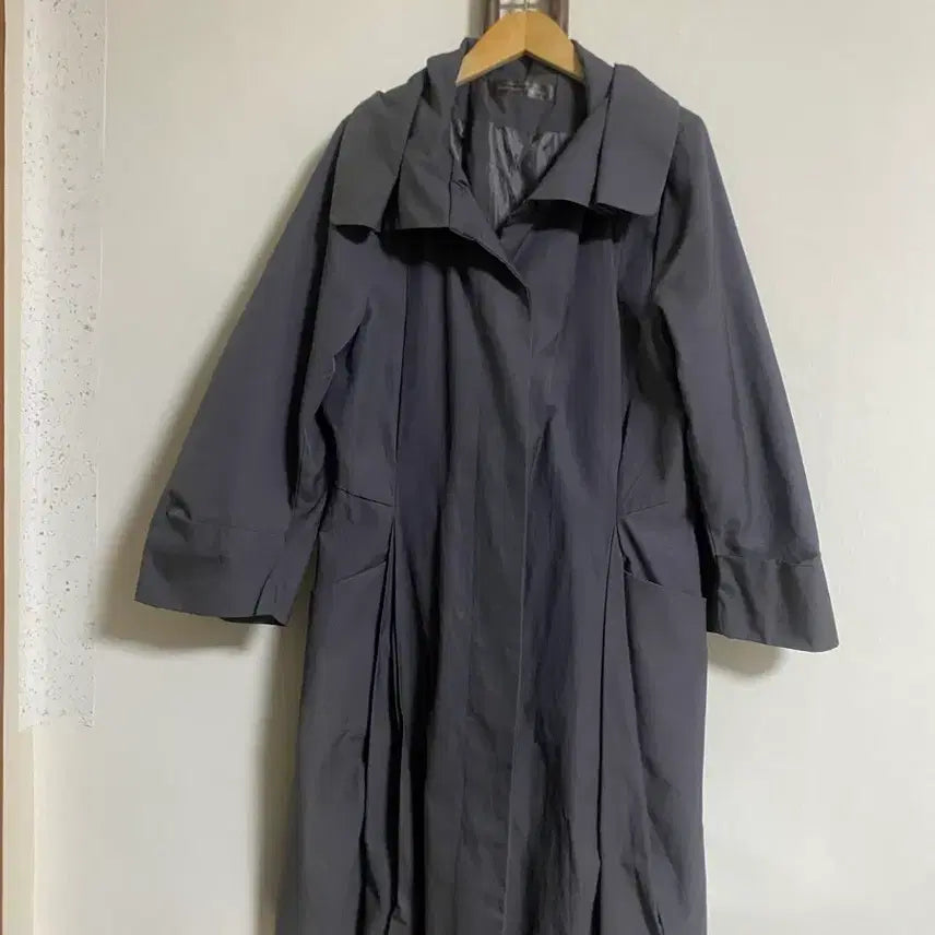 [BUNJANG] Charcoal Trench Coat - Size 66 / 차콜 귀여운 트렌치코트 66