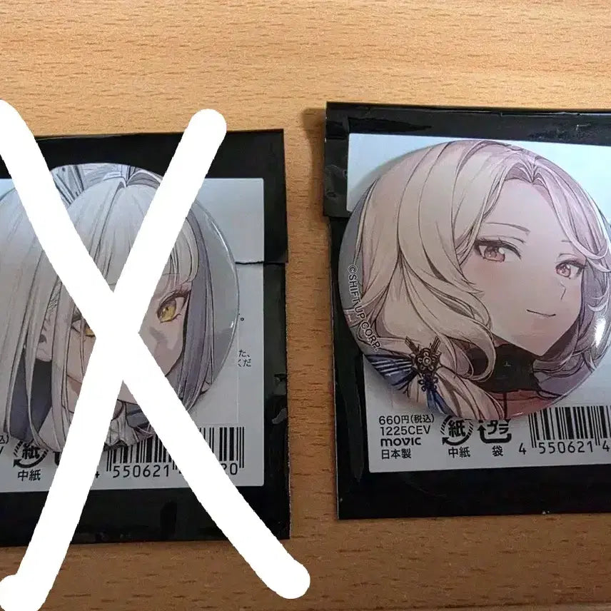 [BUNJANG] Nikke Exhibition Ludmilla Can Badge / 니케 전시회 캔뱃지 루드밀라)