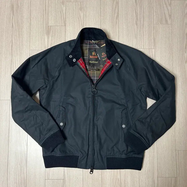 [BUNJANG] Barbour x Baracuta G9 Waxed Cotton Jacket / 바버 X 바라쿠타 왁스드 코튼 G9자켓 네이비 L