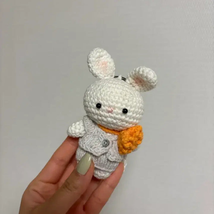 [BUNJANG] Crew Uniform Rabbit Doll Keyring / 승무원 키링