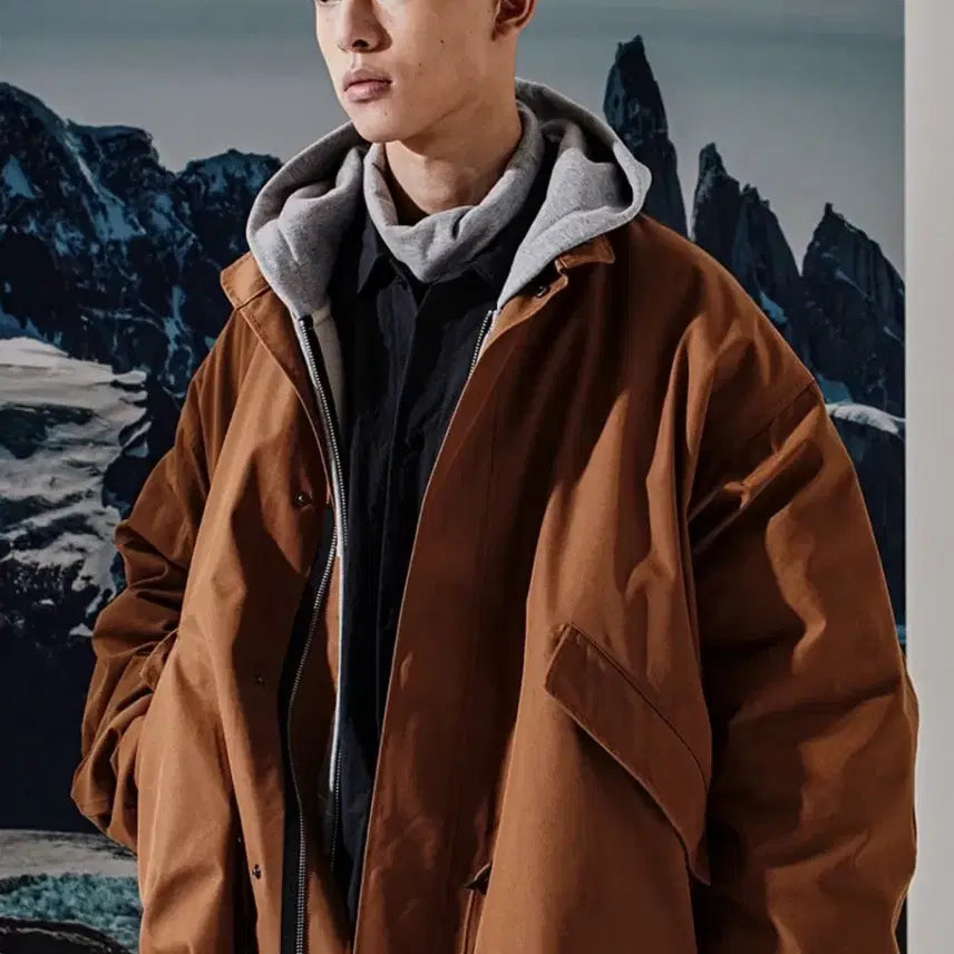 [BUNJANG] Uniform Bridge M65 Fishtail Parka Brown L / 유니폼브릿지 / M65 피쉬테일 파카 브라운 / L