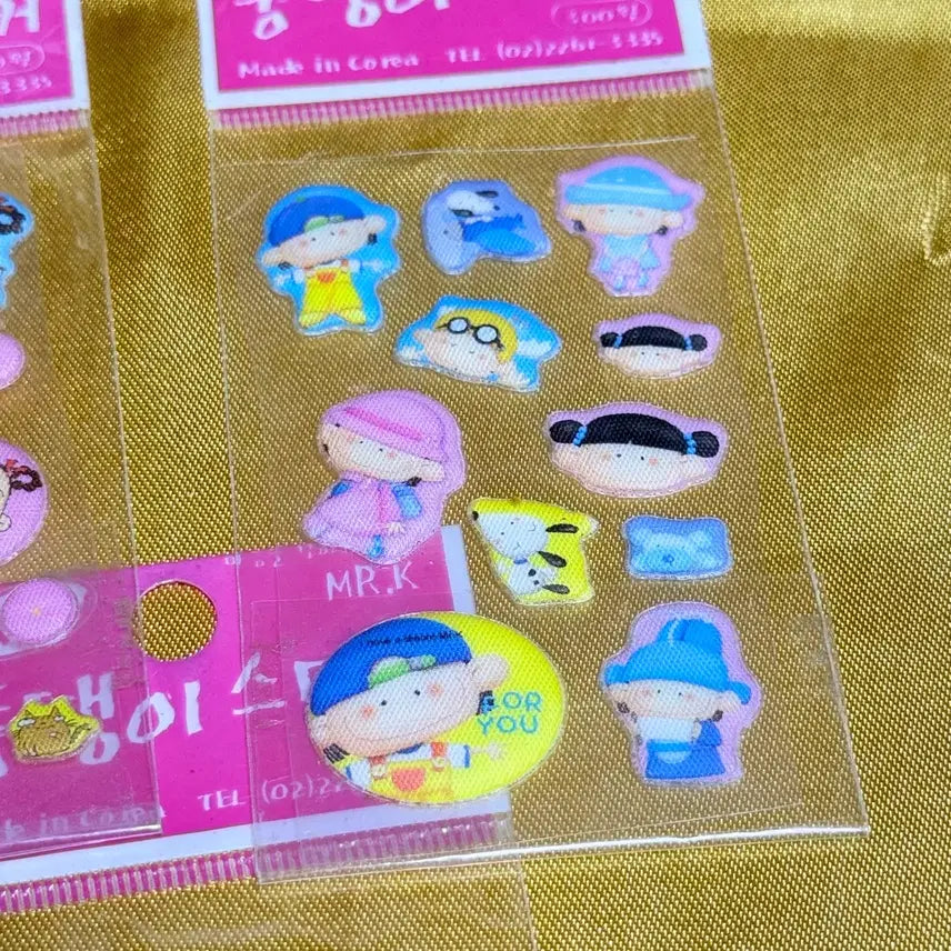 [BUNJANG] Vintage Stationery Bundle - Stickers / 고전문구 일괄 고전 스티커 콩콩이스티커 소다미 스티커 미스터케이 엠알케이