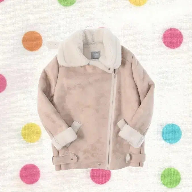 [BUNJANG] Vintage Pink Mouton Jacket / 일본 빈티지 핑크 무스탕 자켓