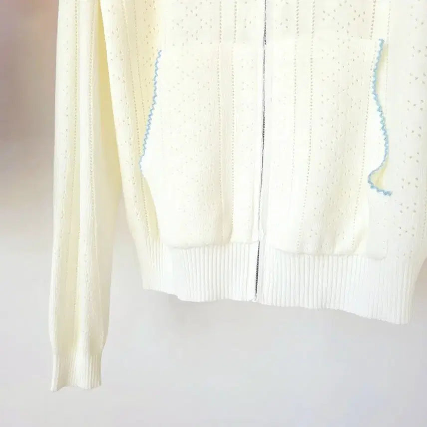 [BUNJANG] Perforated Hoodie Zip-up / 펀칭  후드집업