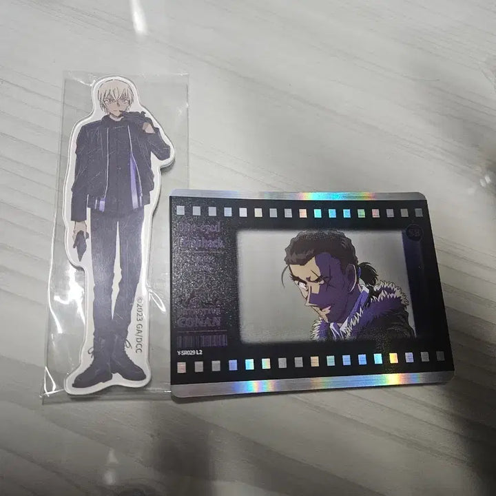 [BUNJANG] Detective Conan Amuro Acrylic Magnet + Card Set / 명탐정 코난 아무로 아크릴 자석 + 카드