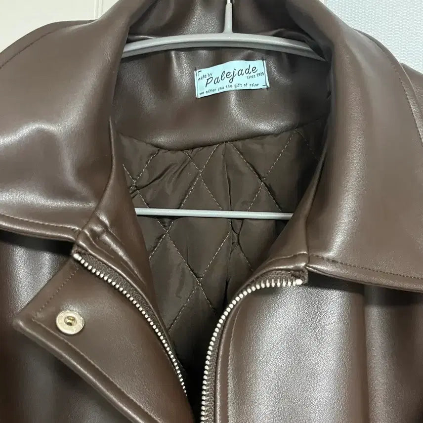 [BUNJANG] Pale Jade Dandy Leather Padded Jacket / 페일제이드Dandy Leather Padded Jacket In Brow