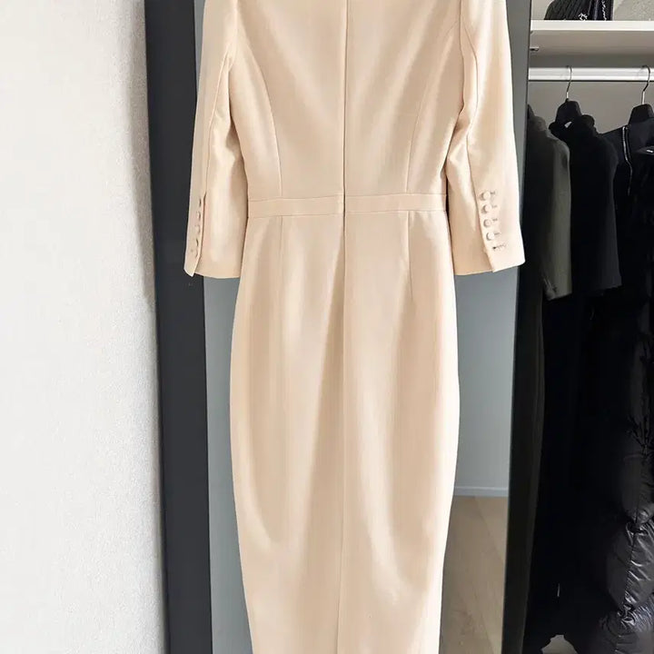 [BUNJANG] BAU Tulip Dress White / BAU 튤립 원피스 1사이즈(55) 화이트
