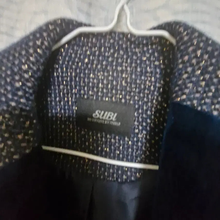 [BUNJANG] SURBI Tweed Velvet Point Jacket / SURBI 트위드 벨벳 포인트 자켓