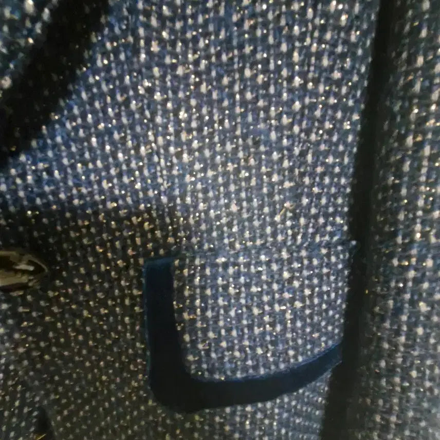 [BUNJANG] SURBI Tweed Velvet Point Jacket / SURBI 트위드 벨벳 포인트 자켓