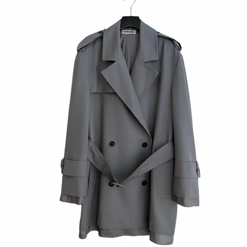 [BUNJANG] At The Bay, Layered Trench Coat / 교신안함)엣더베이글 레이어드 트렌치 코트-b급 가격 달라요