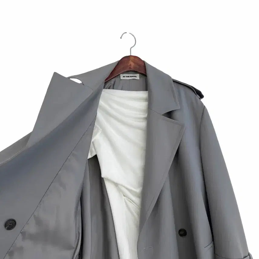 [BUNJANG] At The Bay, Layered Trench Coat / 교신안함)엣더베이글 레이어드 트렌치 코트-b급 가격 달라요