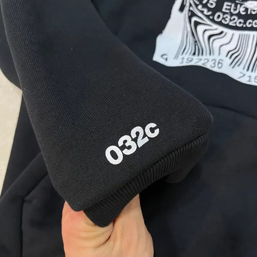 [BUNJANG] 032C Barcode Hoodie M / 032C 바코드 후드티 M