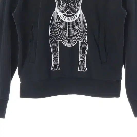 [BUNJANG] Life Work Radog Graphic Oversized Hoodie XS / 라이프워크 빅 라독 그래픽 오버핏 후드티 XS
