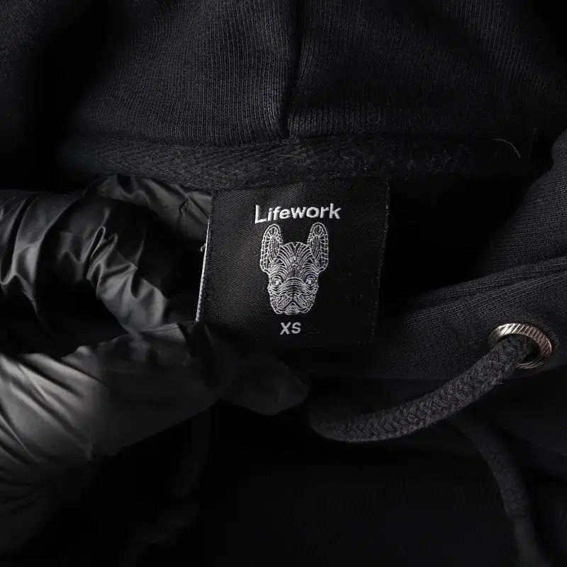 [BUNJANG] Life Work Radog Graphic Oversized Hoodie XS / 라이프워크 빅 라독 그래픽 오버핏 후드티 XS