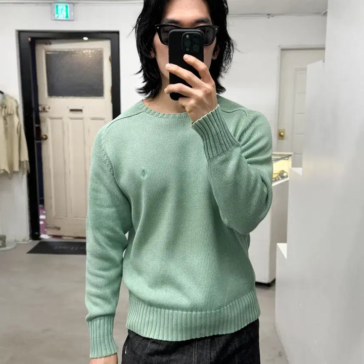 [BUNJANG] Polo Ralph Lauren Cotton Knit Sweater / 폴로 랄프로렌 코튼 니트