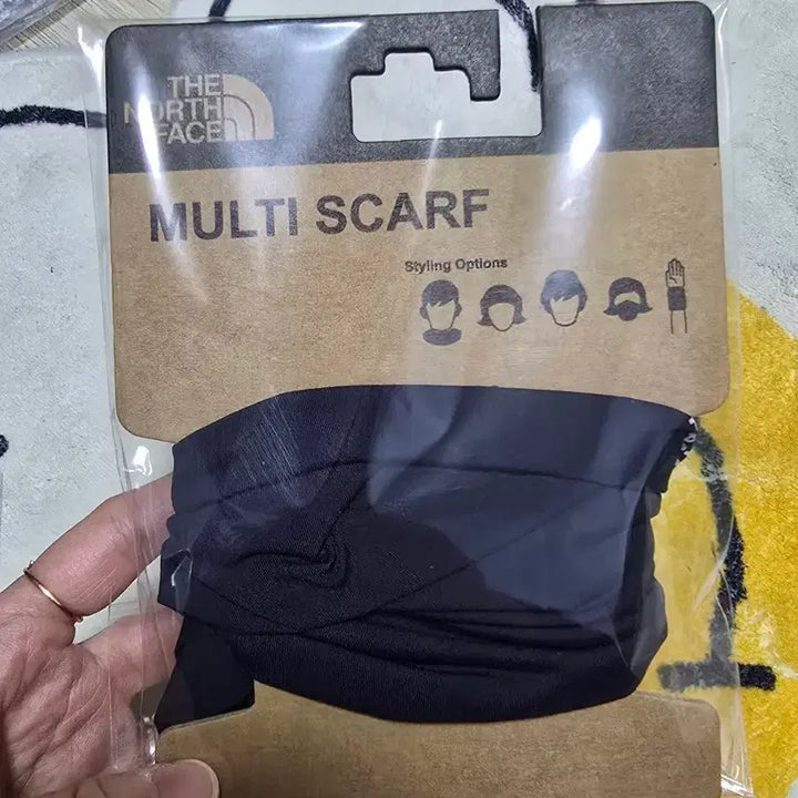[BUNJANG] The North Face Cool Ear Multi Scarf - Black / 노스페이스 쿨 이어 멀티 스카프  블랙 새상품