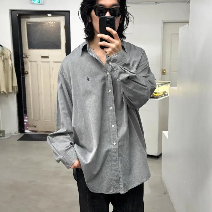 [BUNJANG] Polo Ralph Lauren Classic Cotton Shirt / 폴로 랄프로렌 셔츠