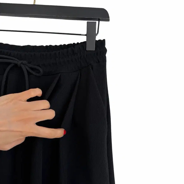 [BUNJANG] Black Easy Tucked Pants / 교신안함)블랙 이지 핀턱 팬츠