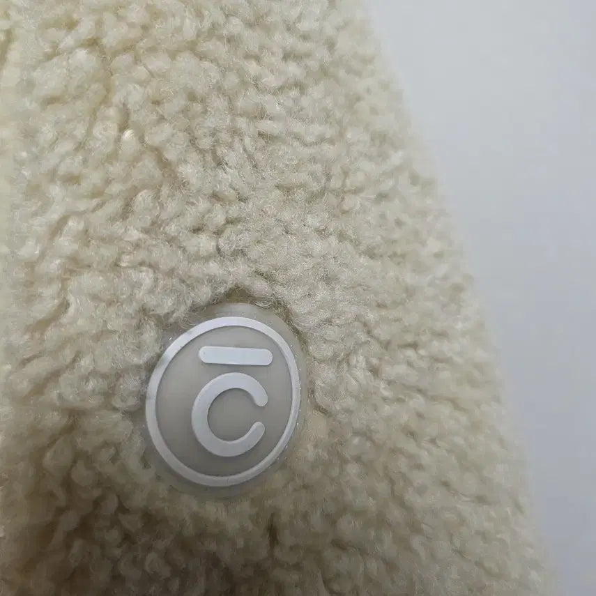 [BUNJANG] COVERNAT Yeti Fleece Warm-up Jacket (Ivory) XL / [커버낫] 남성 예티 플리스 웜업 자켓 (아이보리) XL