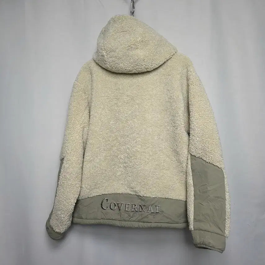 [BUNJANG] COVERNAT Yeti Fleece Warm-up Jacket (Ivory) XL / [커버낫] 남성 예티 플리스 웜업 자켓 (아이보리) XL