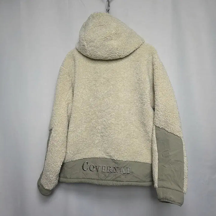 [BUNJANG] COVERNAT Yeti Fleece Warm-up Jacket (Ivory) XL / [커버낫] 남성 예티 플리스 웜업 자켓 (아이보리) XL