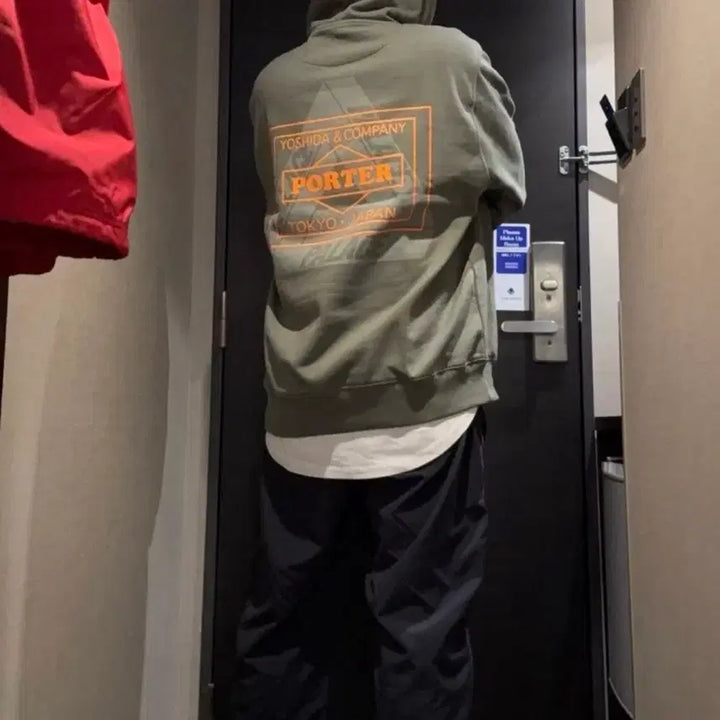 [BUNJANG] Palace x Porter Hoodie Olive / 팔라스 x 포터 후드 올리브