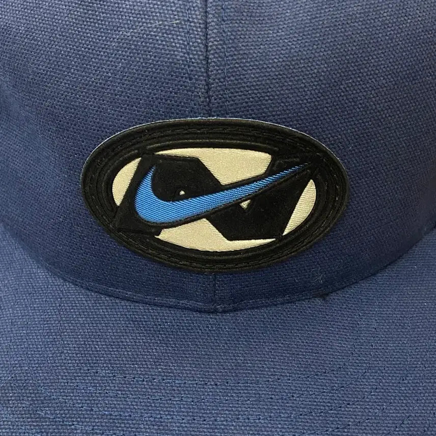 [BUNJANG] Nike Blue Swoosh Ball Cap / 1990s Nike Blue Swoosh Ball Cap
